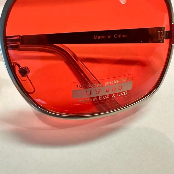 Tyler Durden Sunglasses Shades Fight Club NEW Oliver Peoples 523 Brad Pitt Red - Picture 4 of 16